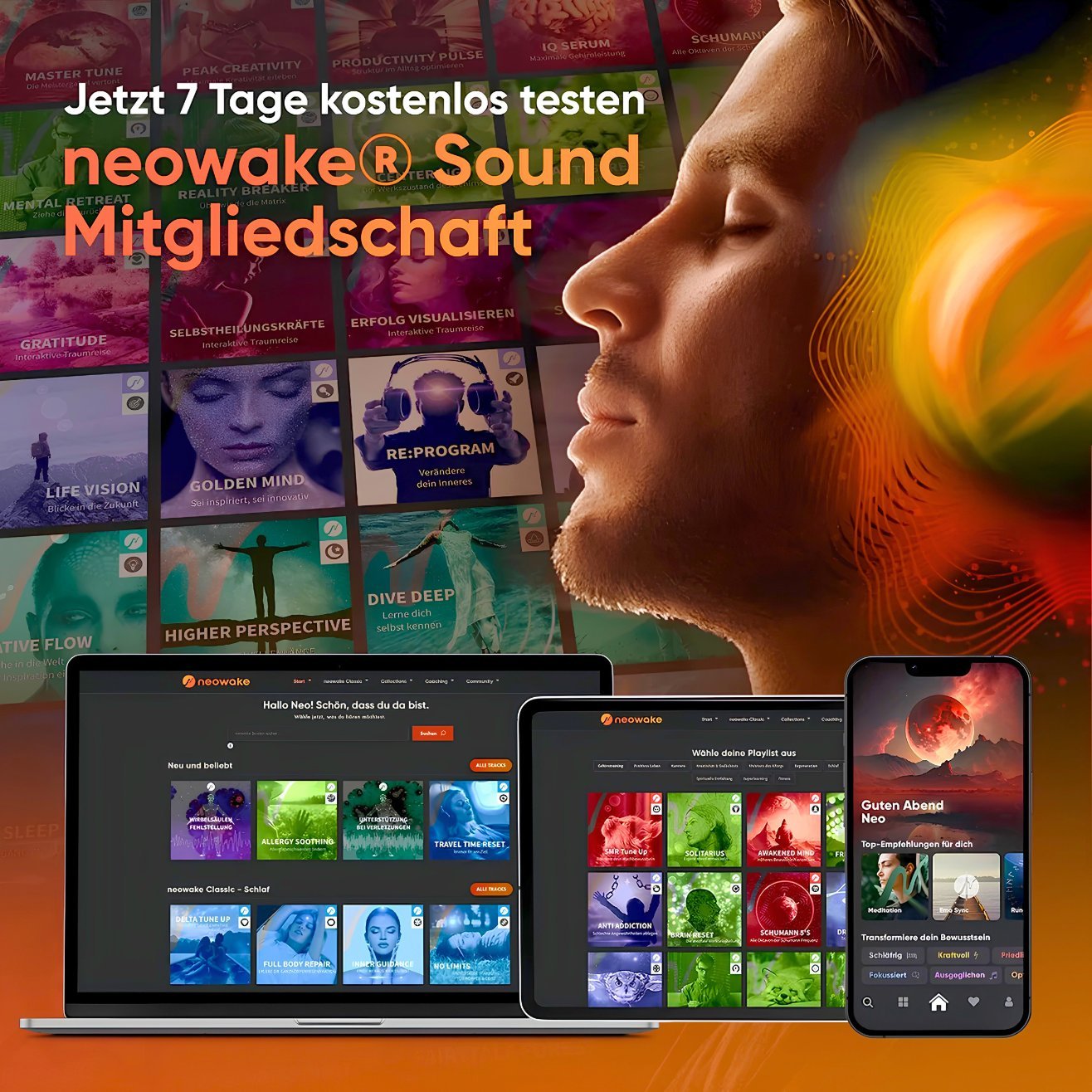 neowake Sound Mitgliedschaft – Jetzt 7 Tage gratis testen